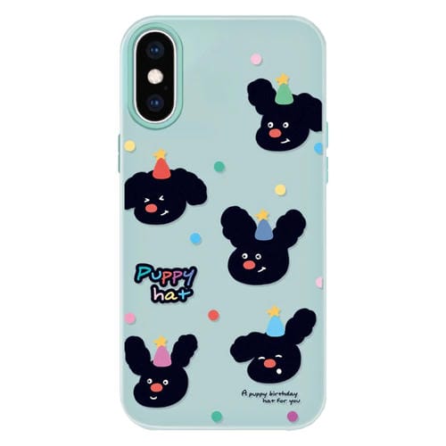 Funda híbrida TPU y Policarbonato para iPhone X/Xs con Tacto Sedoso (Verde Claro)