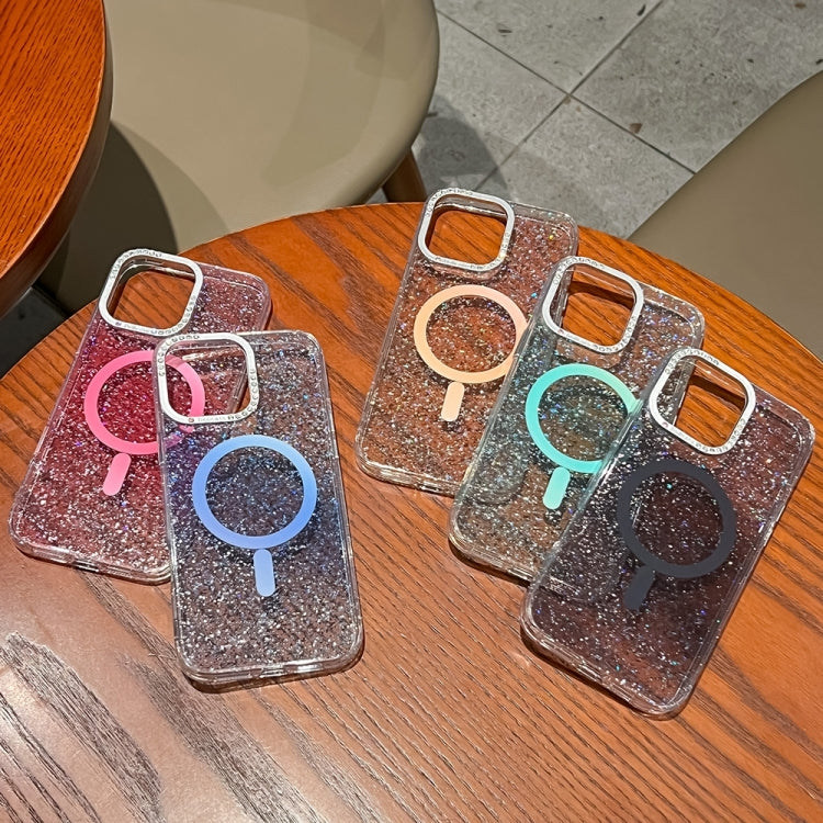 Estuche para Teléfono Blink iPhone 16 Plus Marco Lente Metal Cierre Magnético (Dorado)