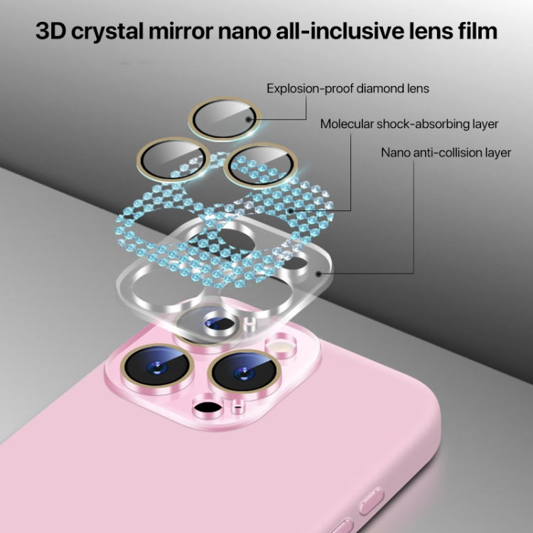 Funda de Silicona Líquida para iPhone 16 Plus con NanoLente (Blanca)