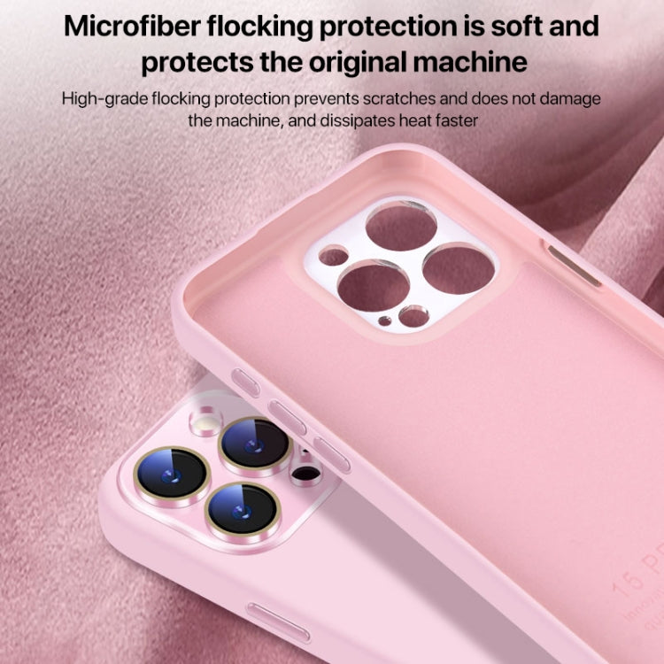 Funda Silicona Líquida iPhone 16 Plus con NanoLente (Verde Fruta)