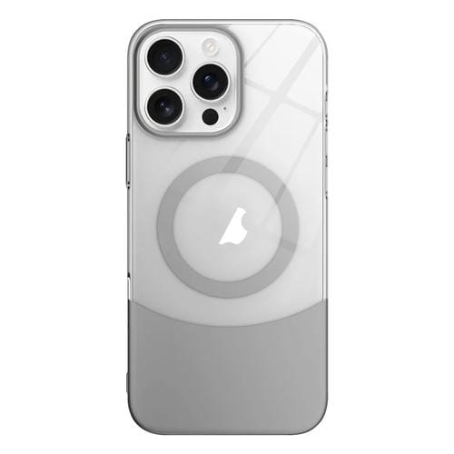 Funda para iPhone 16 Pro Max Slim Color Contrast Magsafe PC Transparente (Gris)