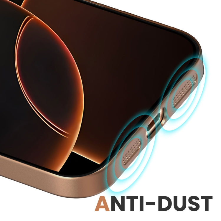 Funda para iPhone 16 Plus de PC Transparente con Magsafe y Contraste de Color Fino (Rosa)