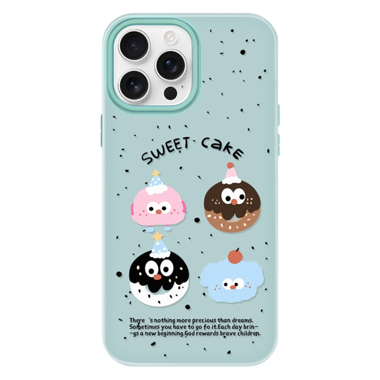 Funda híbrida TPU y PC iPhone 16 Pro Tacto Sedoso y Gelatinoso (Verde Claro)