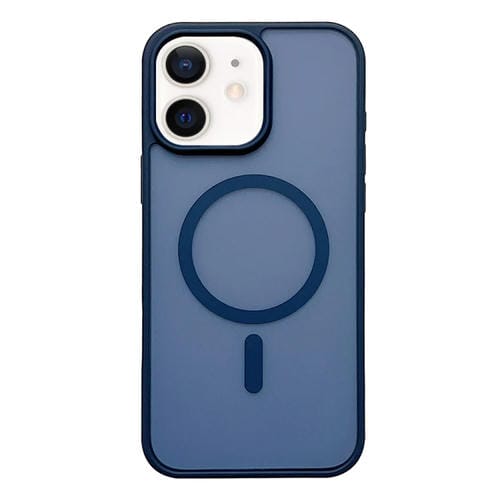 Funda para teléfono Magsafe Frosted Skin Feel iPhone 11 (Azul Oscuro)