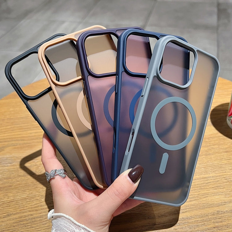 Funda para Teléfono Magsafe Frosted Skin Feel iPhone 12 (Dorado del Desierto)