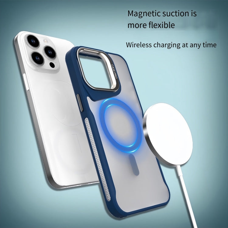 Funda Magnética Magsafe con Soporte de Metal para iPhone 13 Pro (Negra)