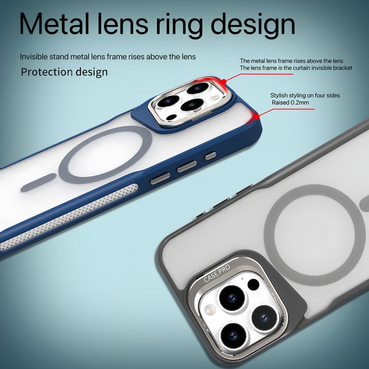 Funda Magnética Magsafe con Soporte de Metal para iPhone 13 Pro (Negra)