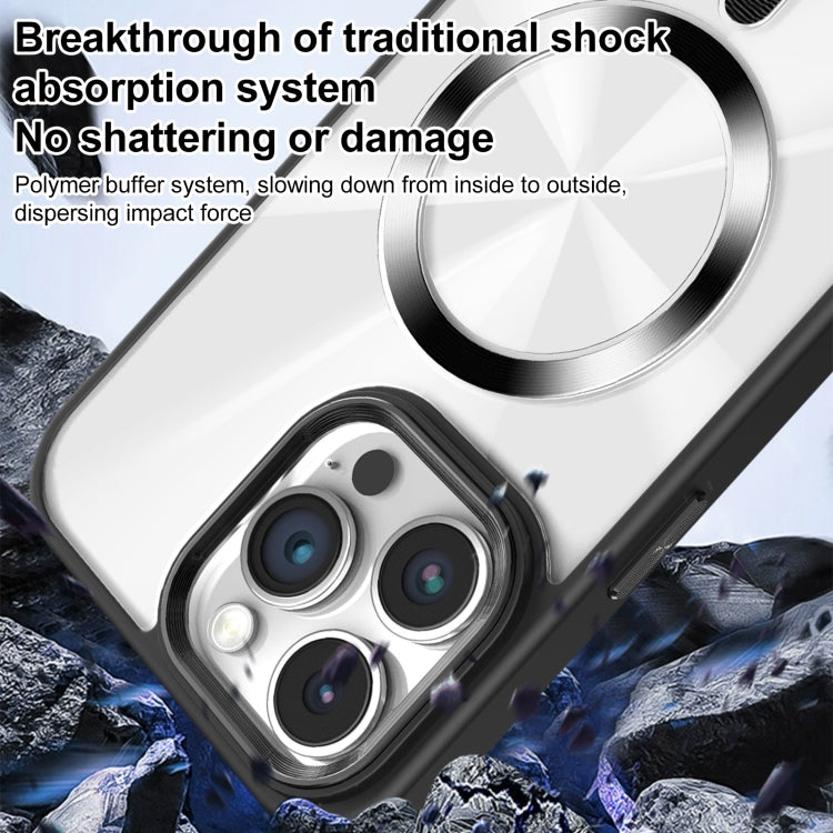 Funda para Teléfono Magsafe iPhone 14 Pro Max Textura Cd Brillante (Morado Oscuro)