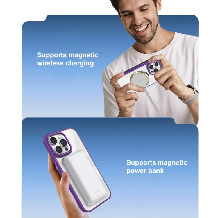 Funda para Teléfono Magsafe iPhone 12 Textura Cd Brillante (Azul Real)