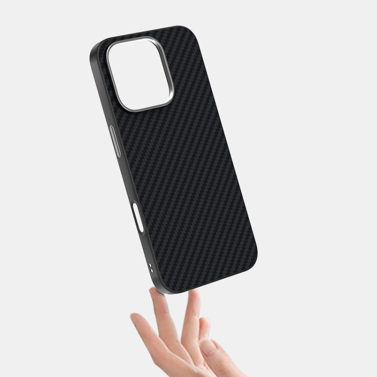 Funda para Teléfono Abeel C Carbon Fiber Series 6D Micro Relief Magsafe para iPhone 15 Plus (Negro y Gris)