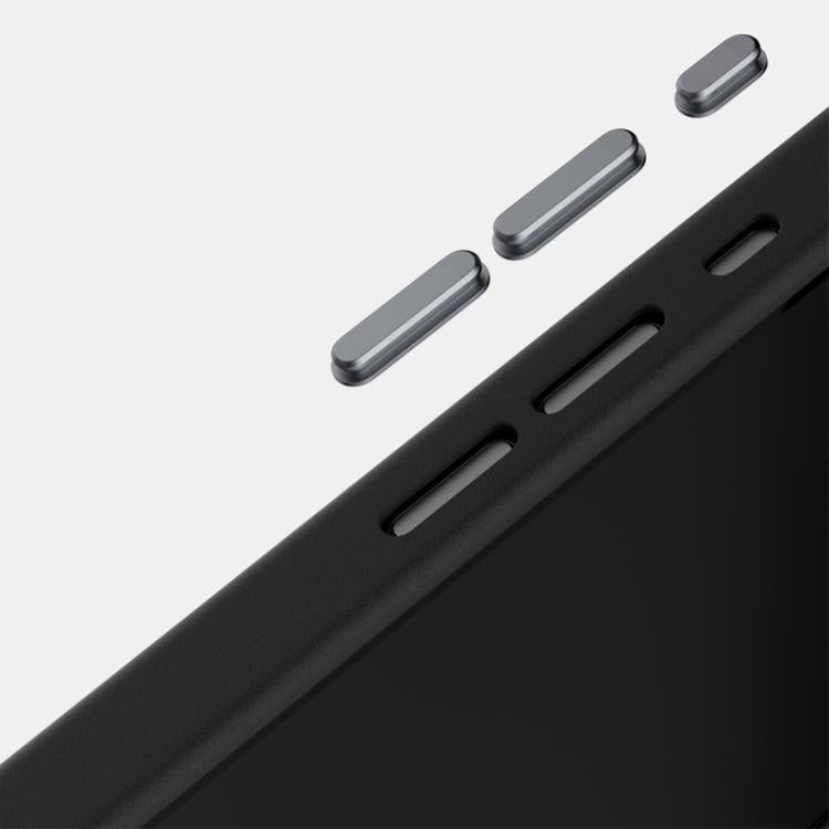 Funda para iPhone 16E Abeel C Carbon Fiber Series 6D Micro Relief Magsafe (Negra y Azul)