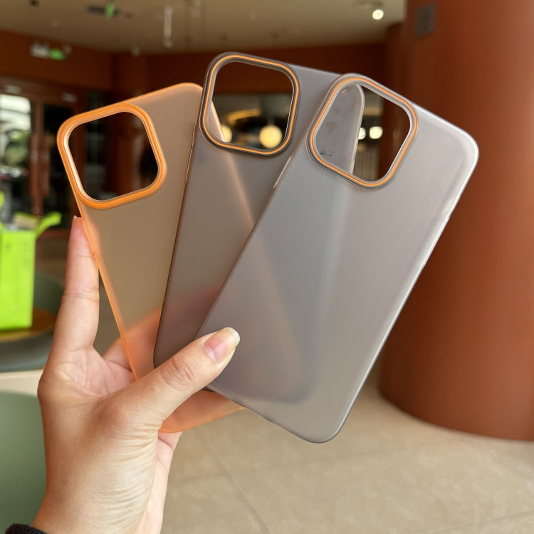 Funda para Teléfono PC iPhone 11 Pro Translúcida Tacto Piel Arena (Rosa)