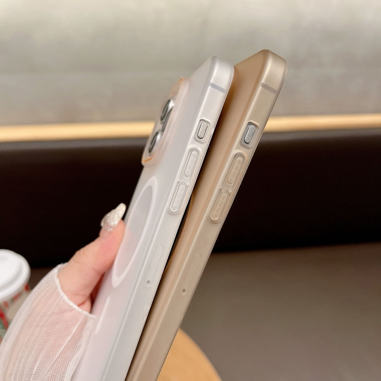 Funda para Teléfono Magsafe PC Tacto Suave y Arena para iPhone 14 Pro (Transparente)