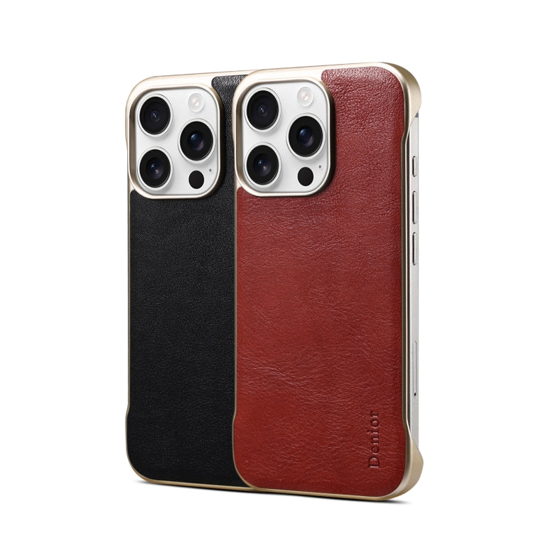 Funda para Teléfono Denior Magsafe iPhone 15 Pro Max Piel de Becerro (Rojo)