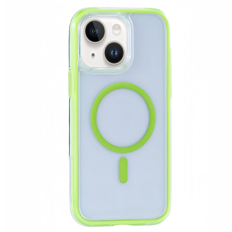Funda para Teléfono Y2 Series con Imán Magsafe para iPhone 14/13 (Verde Fluorescente)