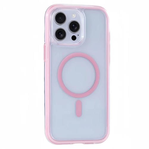 Funda para Teléfono con Imán Magsafe iPhone 13 Pro Max Vacuum Airbag Y2 Series (Rosa)