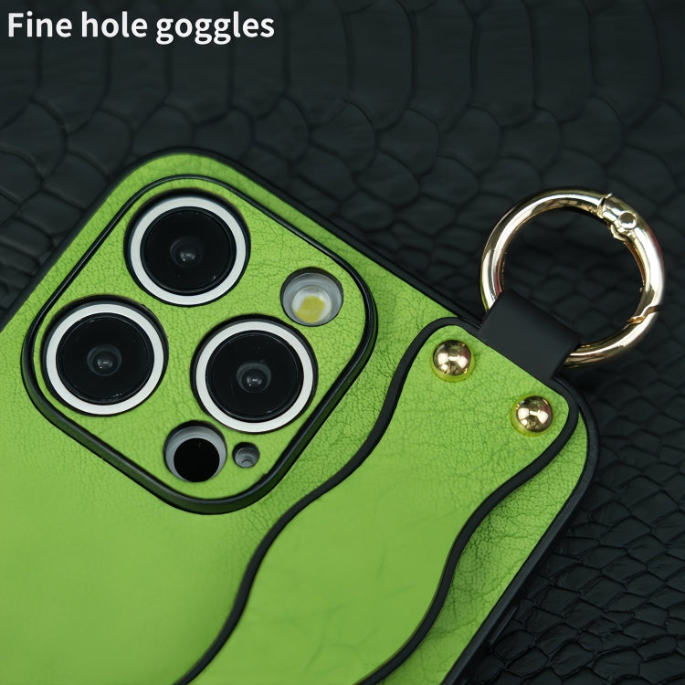 Funda TPU con Soporte para Pulsera Ondulada iPhone 11 Pro Max (Negra)