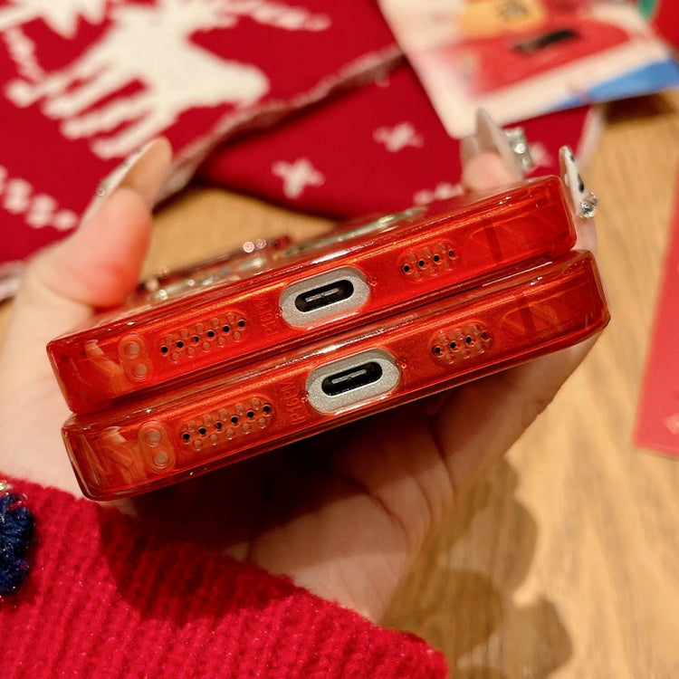Funda para iPhone 12 Diseño Año Nuevo Estampado Dorado 3D Imd (Bendición)