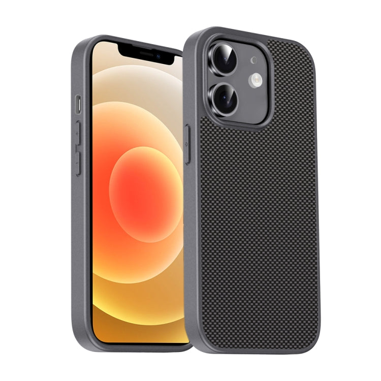 Funda para Teléfono TPU + PC Serie Pita iPhone 12 (Gris)