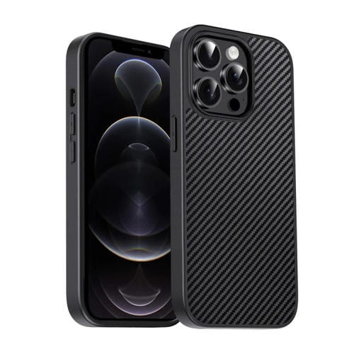 Funda para teléfono iPhone 12 Pro TPU + PC textura serie Pita (Negra)
