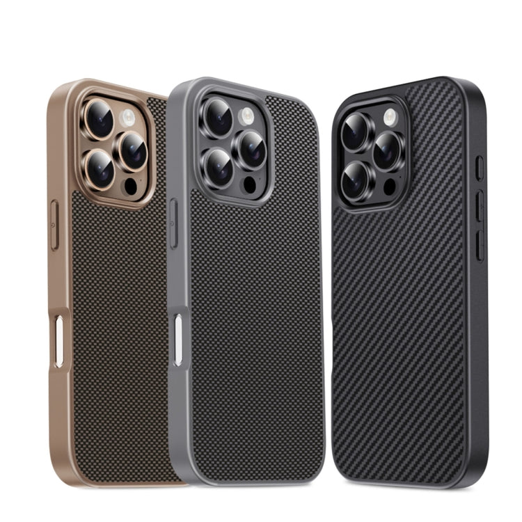 Funda para iPhone 11 Pro TPU + PC Textura Serie Pita (Gris)