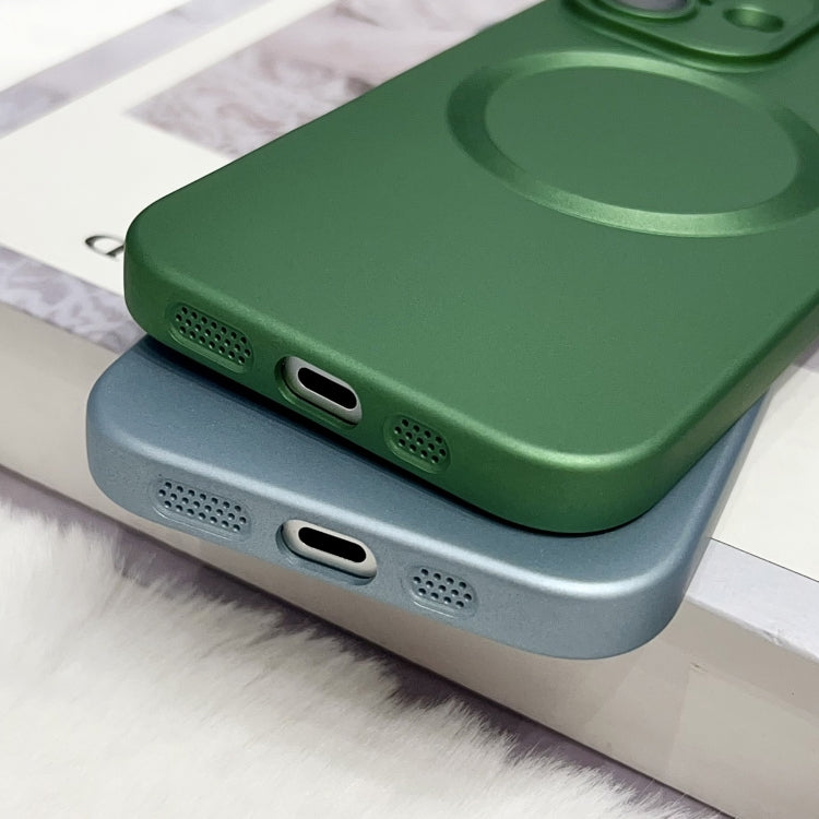 Funda para Teléfono TPU Magsafe iPhone 11 Pro Textura Cd Pintura Metalizada (Plateada)