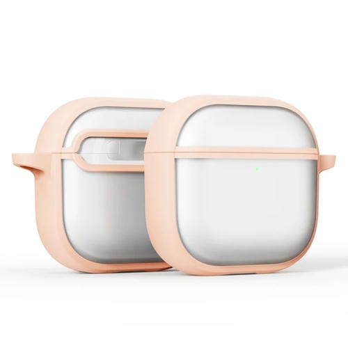 Estuche híbrido TPU para PC Skin Feel AirPods 4 (Dorado Desierto Claro)