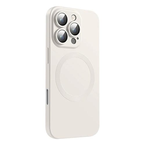 Funda de Silicona Líquida Magsafe para iPhone 16 Pro (Blanca)
