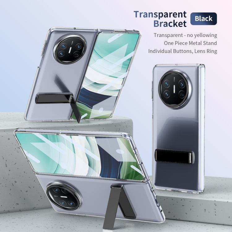 Funda híbrida TPU para PC con soporte para Huawei Mate X3 (Negro)