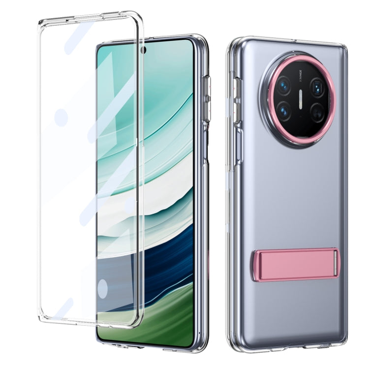 Funda híbrida TPU para Huawei Mate X3 con soporte para PC y teléfono (Rosa)