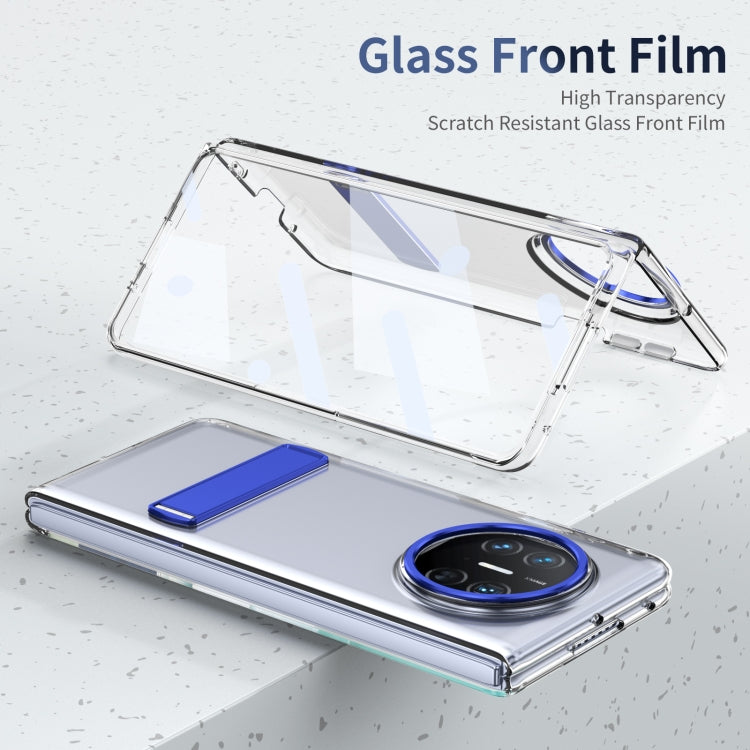 Funda híbrida de TPU para PC con soporte frío para Huawei Mate X5 (Azul)