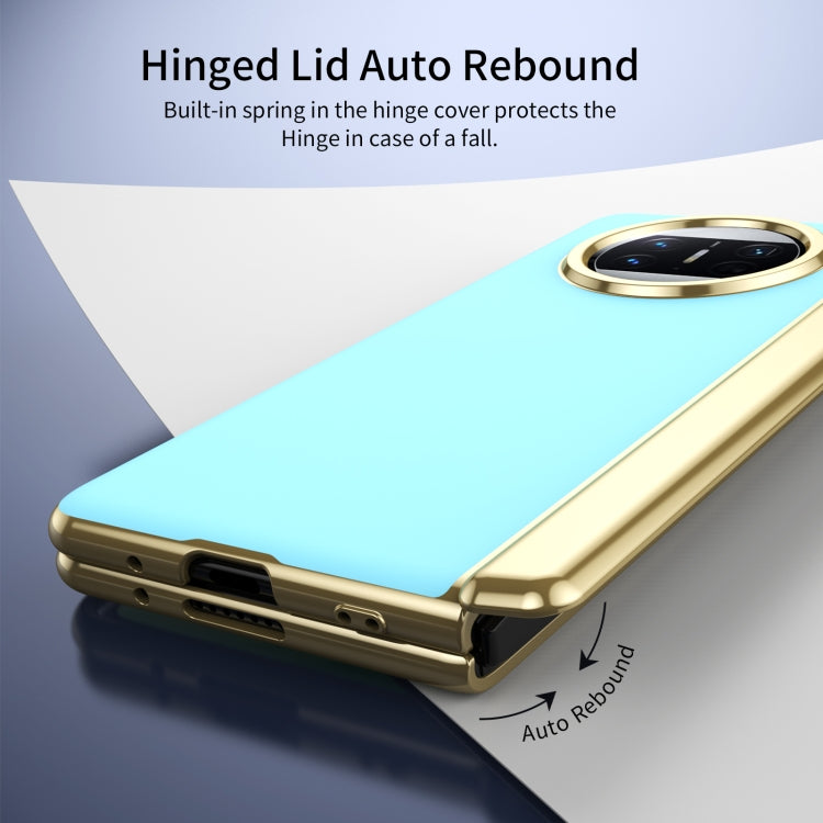 Funda para Teléfono Huawei Mate X3 con Revestimiento al Vacío Esmerilado Ag Integrado (Azul Hielo)