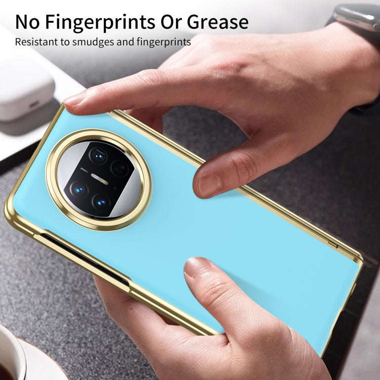 Funda para Teléfono Huawei Mate X3 con Revestimiento al Vacío Esmerilado Ag Integrado (Azul Hielo)