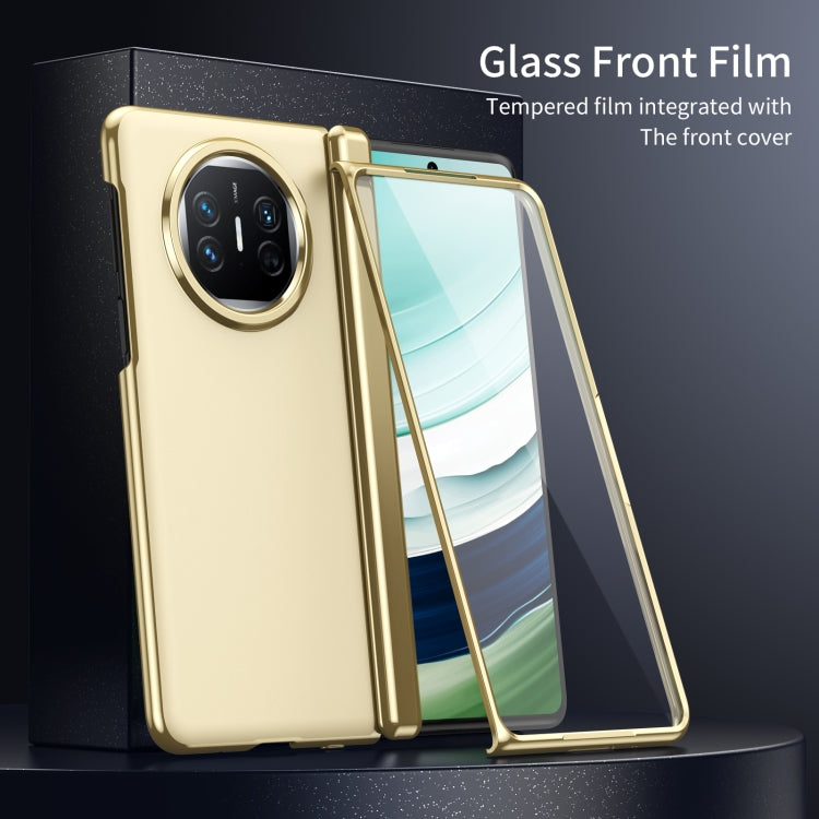 Estuche para Teléfono Huawei Mate X5 con Revestimiento al Vacío Esmerilado Anticongelante (Dorado)