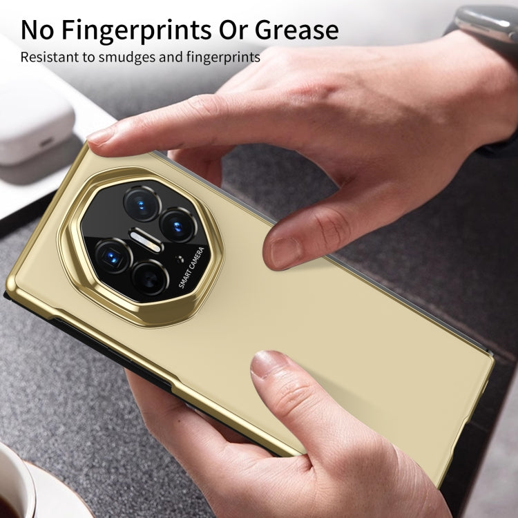Funda para Teléfono Huawei Mate Xt con Revestimiento al Vacío Esmerilado Ag y Diseño Ultimate (Dorada)