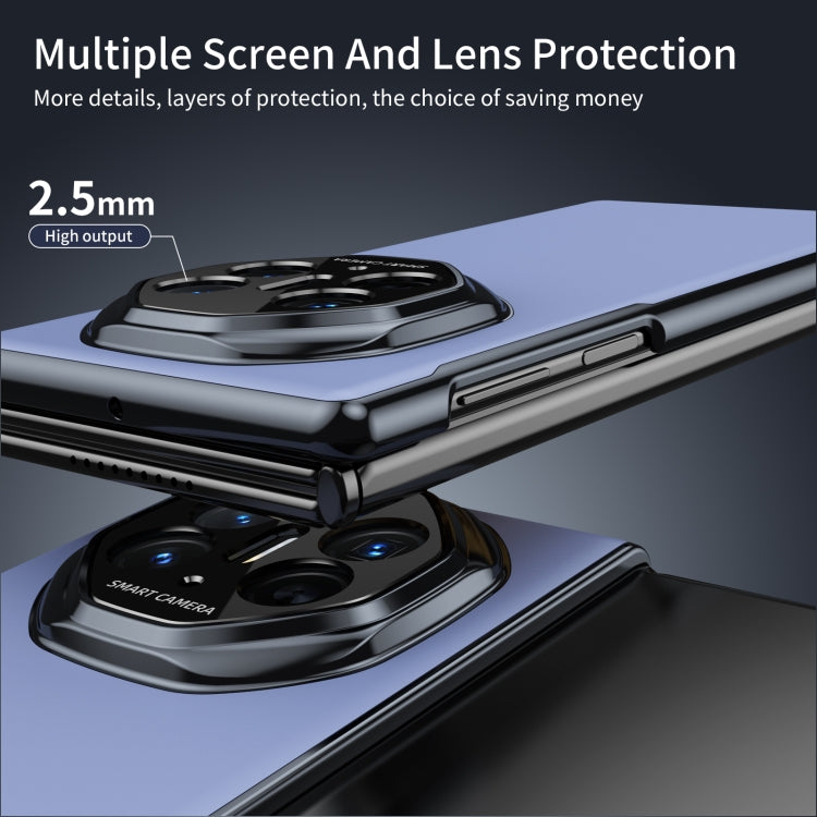 Funda para Teléfono Huawei Mate Xt con Revestimiento al Vacío Esmerilado Ag y Diseño Ultimate (Azul)