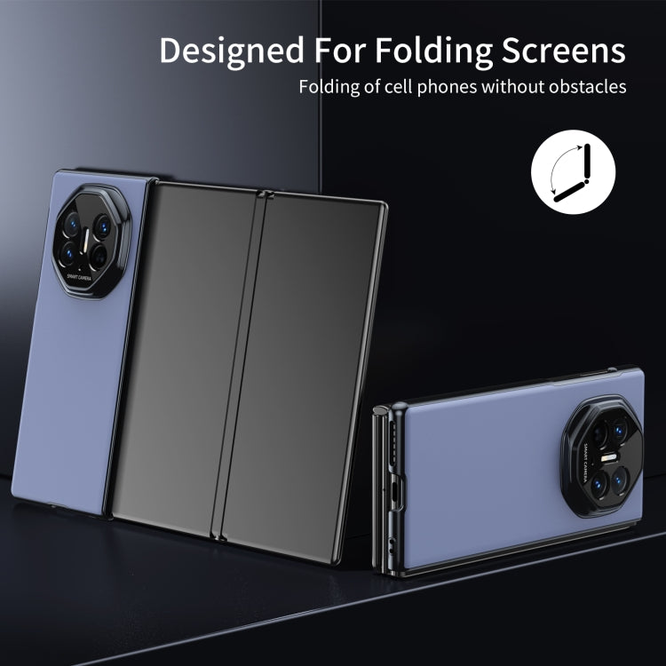 Funda para Teléfono Huawei Mate Xt con Revestimiento al Vacío Esmerilado Ag y Diseño Ultimate (Azul)
