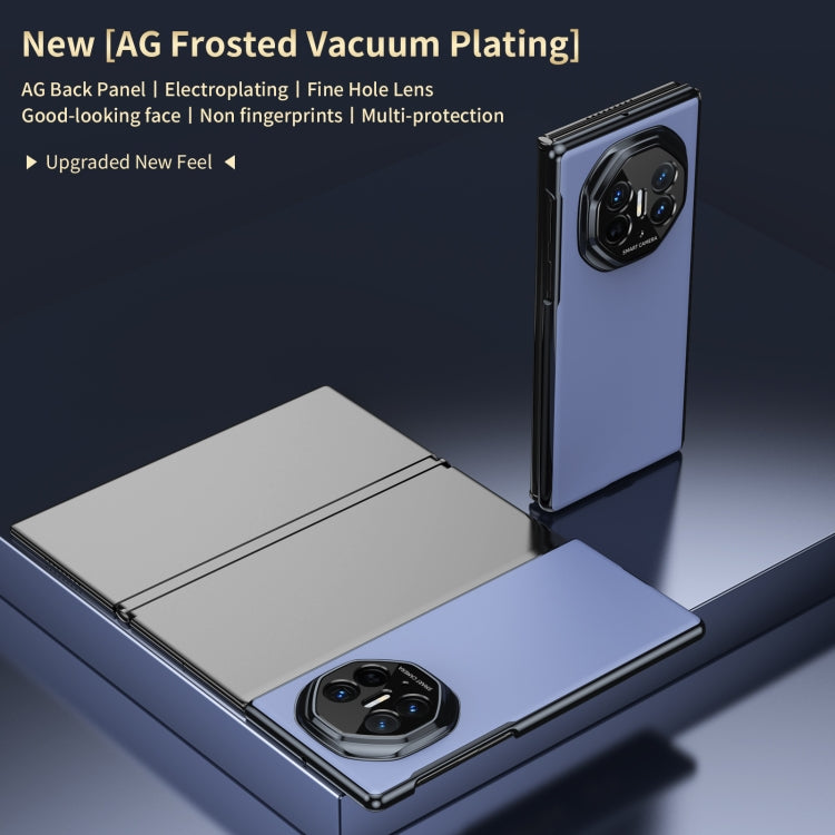 Funda para Teléfono Huawei Mate Xt con Revestimiento al Vacío Esmerilado Ag y Diseño Ultimate (Azul)