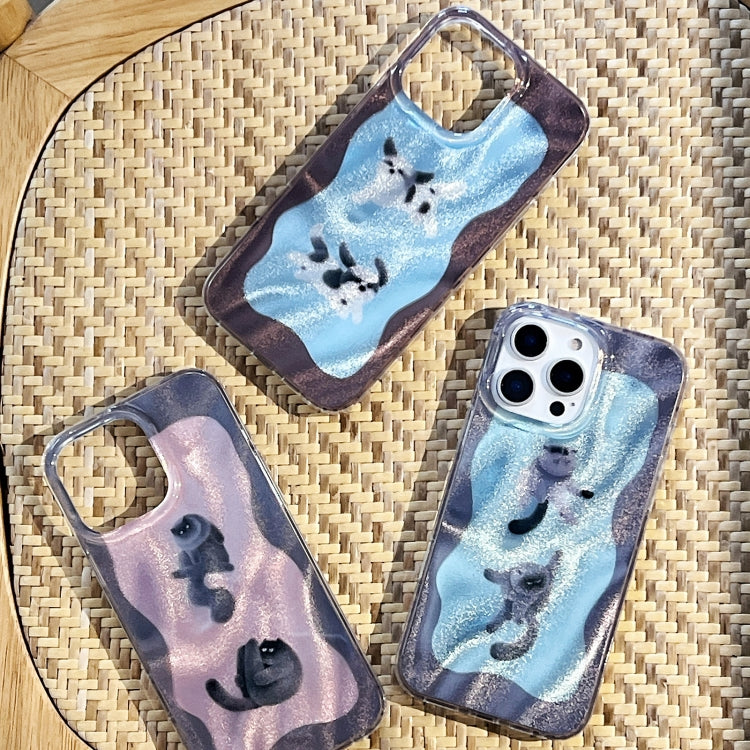 Funda TPU Doble Capa Imd para iPhone 15 Pro Max (Cerdo Globo)