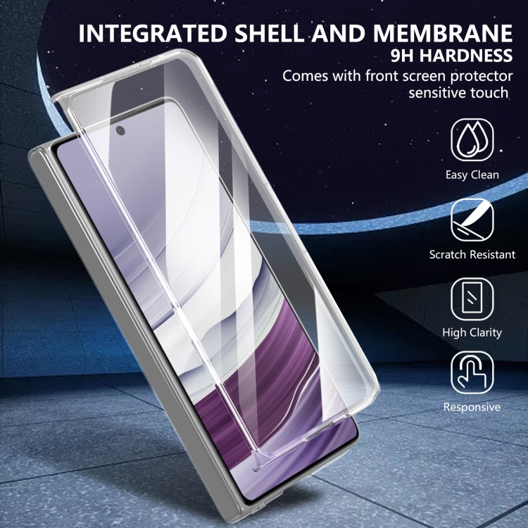 Funda de PC Transparente integrada para Huawei Mate X3 Serie Plegable Lce (Roja)