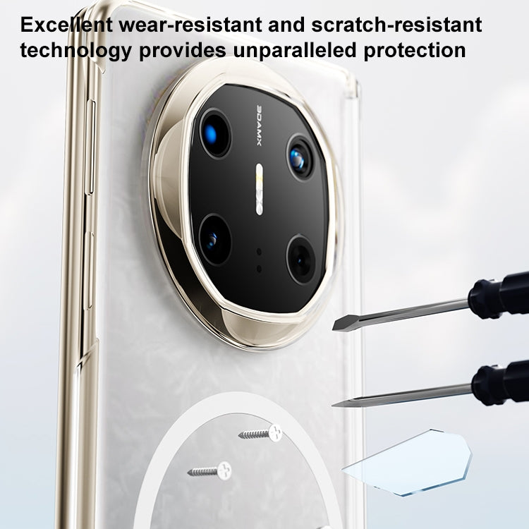 Funda Transparente PC con Cobertura Total Magsafe para Huawei Mate X5/X3 (Blanca)