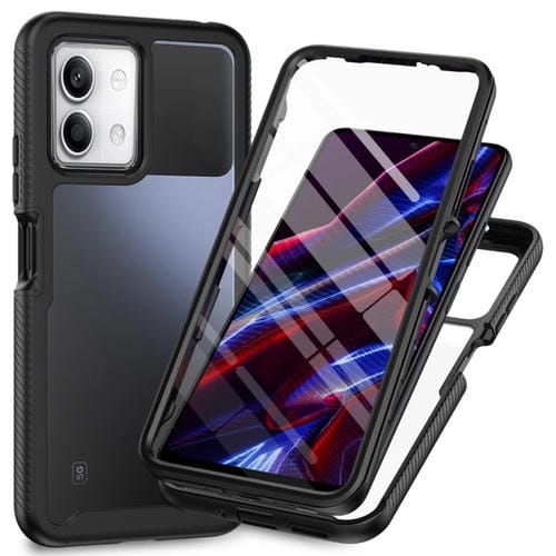 Funda para Teléfono Redmi Note 13 5G Starry Sky Solid Color Series PC + TPU con Película Pet (Negra)