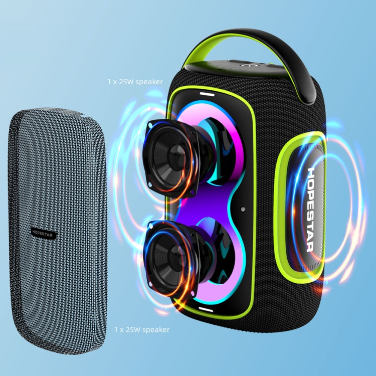 Altavoz Bluetooth portátil Hopestar H59 50 W resistente al agua IPX5 (Negro)