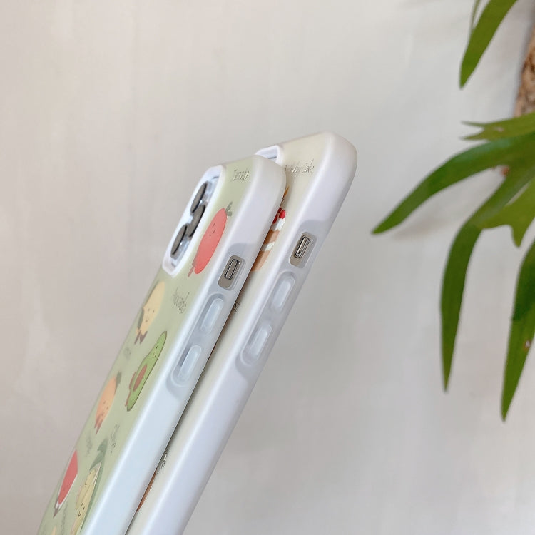 Funda híbrida TPU y PC a prueba de golpes para iPhone 12 (Serie Bread)