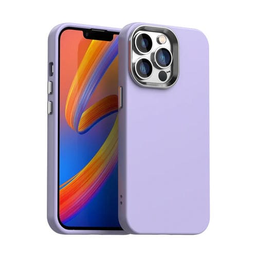 Funda para Teléfono iPhone 13 Pro Serie Colorida a Prueba de Golpes (Morada)