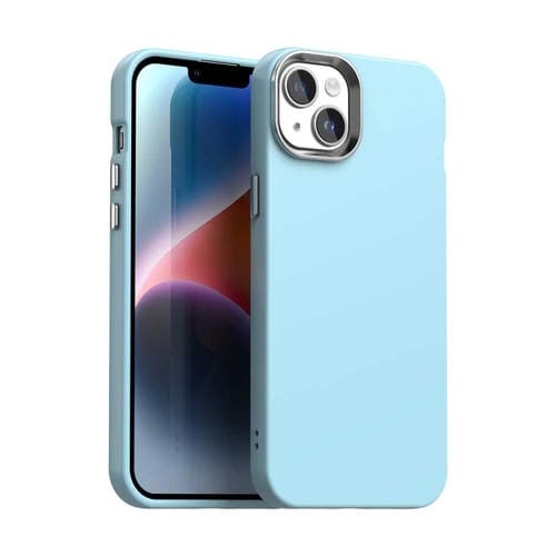 Funda para Teléfono iPhone 13 Serie Colorida a Prueba de Golpes (Azul)