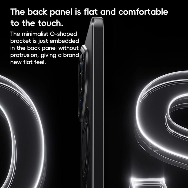 Funda para Teléfono Huawei Pura 70 Ultra Fibra de Carbono Magsafe Soporte Giratorio 360 (Negro)