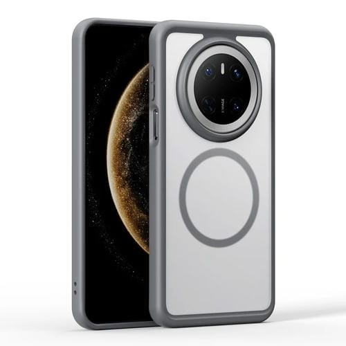 Funda Híbrida TPU y PC con Magsafe Skin Feel para Huawei Mate 70 (Gris)
