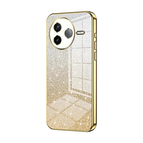 Estuche para Teléfono con Baño de Oro y Purpurina En Polvo Degradado para Redmi K80