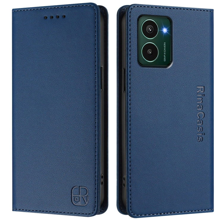Funda Cuero Rfid Succión Magnética Doble Pliegue para Hmd Pulse / Pulse Pro / Pulse+ Rc01 (Morado Claro)